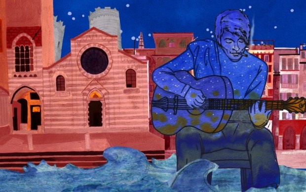 De André disegnato dagli studenti dei licei artistici liguri