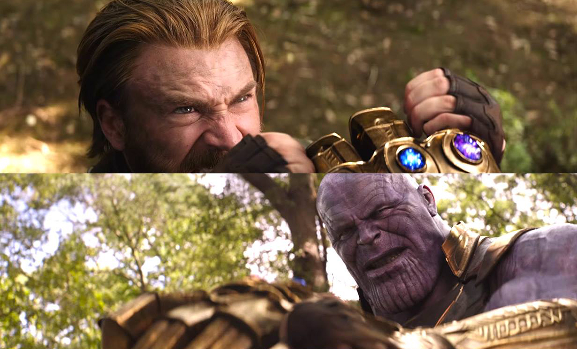 Il momento in cui Cap potrebbe morire in Avengers: Infinity War, bloccando il guanto di Thanos