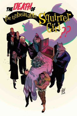 Squirrel Girl 37 cover the death of squirrel girl