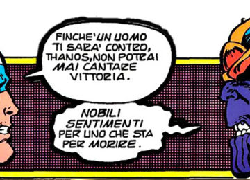 Scena del fumetto da cui è tratta la morte di Cap in Avengers: Infinity War