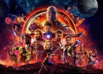 Locandina promozionale di Avengers: Infinity War