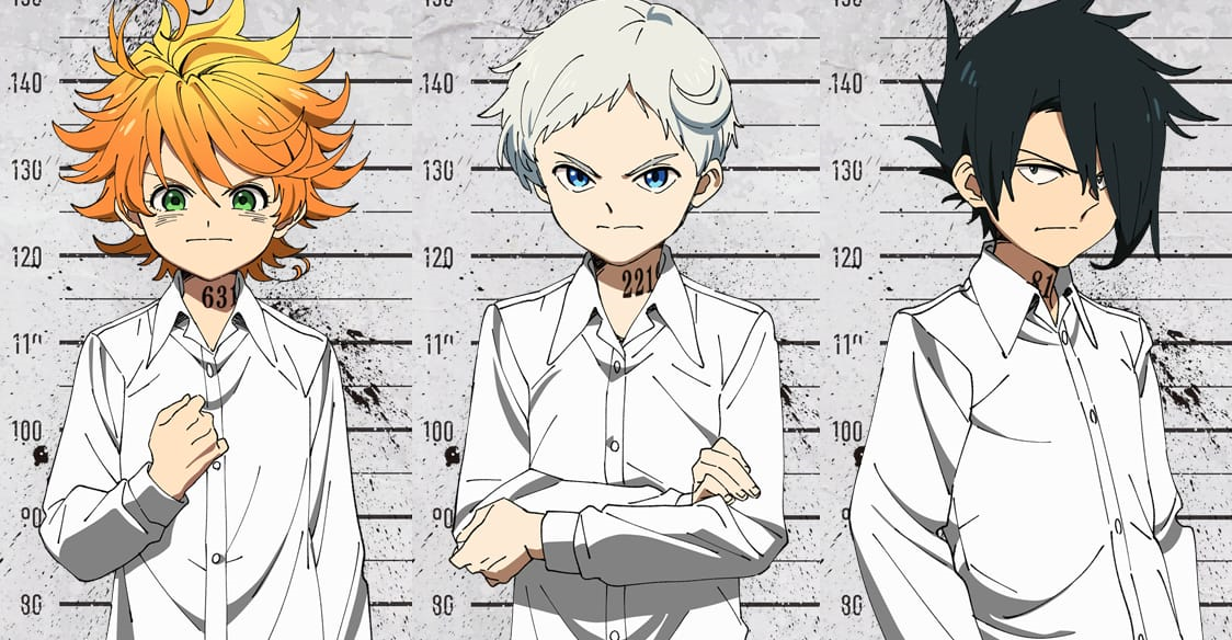 the promised neverland copertina personaggi